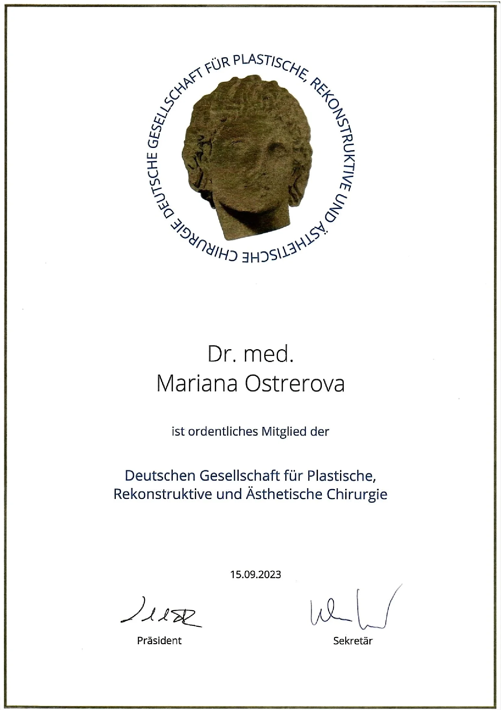 DGRPAeC Member Dr. Mara